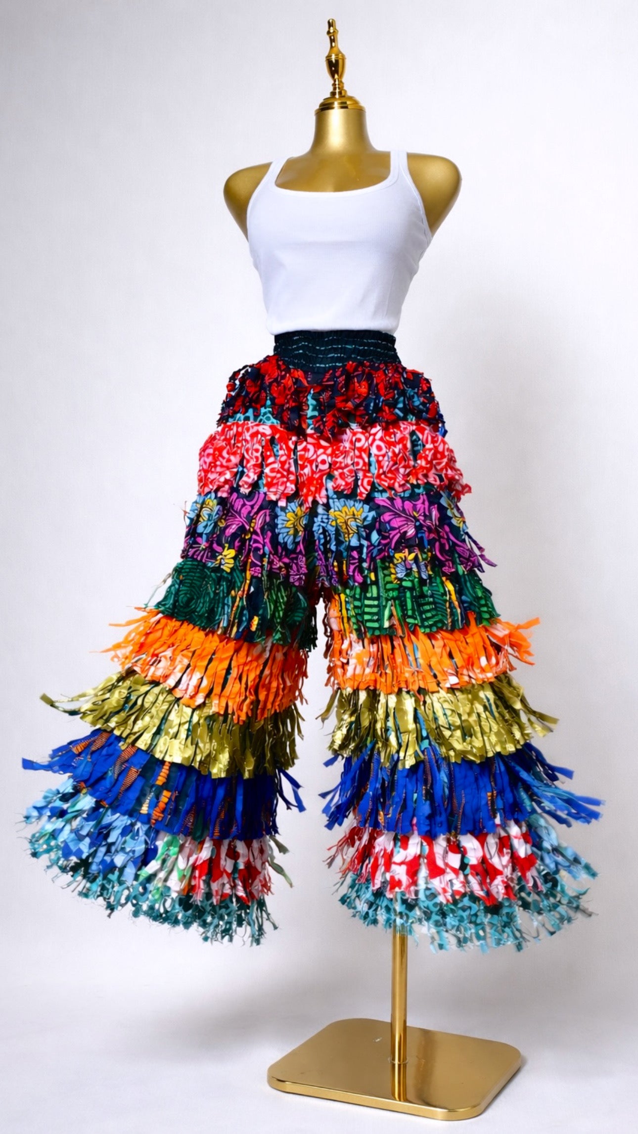 Lagbaja Fringe Pants