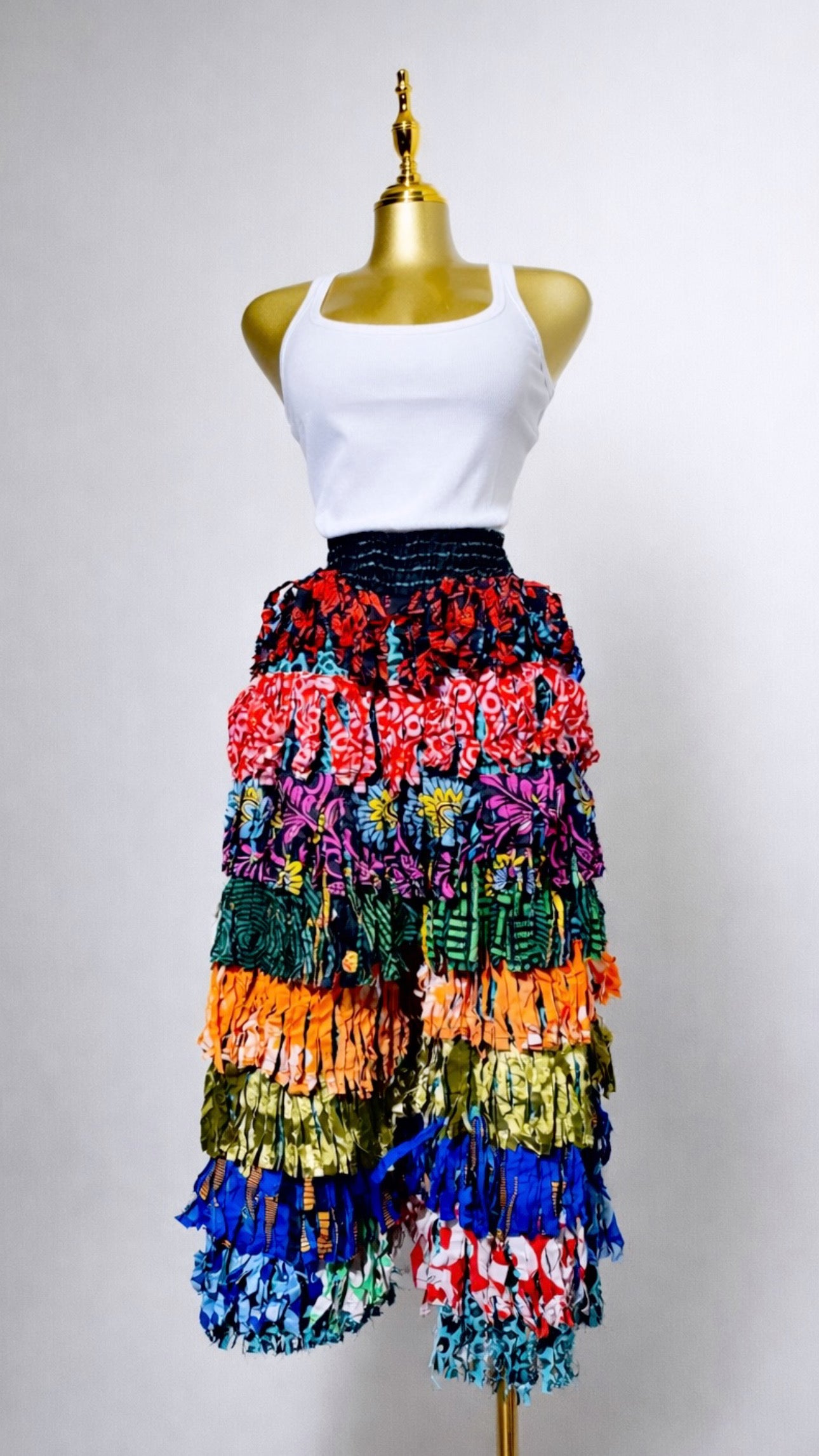 Lagbaja Fringe Pants