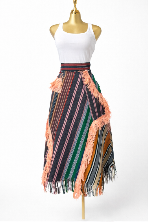 Ajike Asooke Patch Skirt