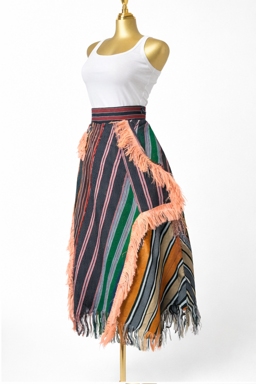 Ajike Asooke Patch Skirt
