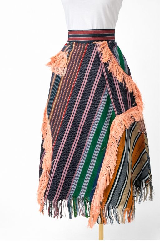Ajike Asooke Patch Skirt